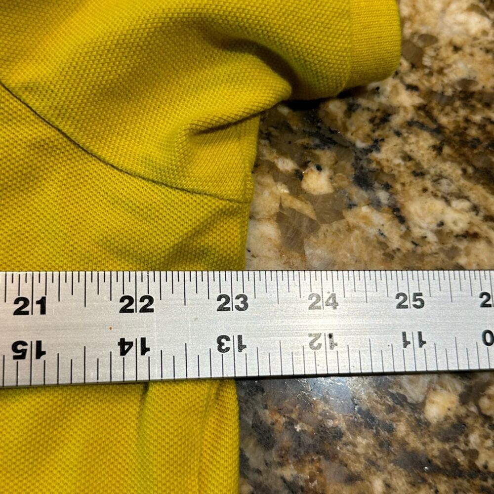 Polo Ralph Lauren Men’s Xl Electric Yellow Short Sleeve Polo Style Shirt View 3